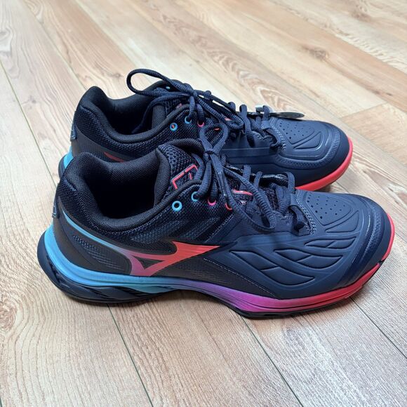 NEW Mizuno Wave Fang 2 Wide in Salute Hibiscus Peacock Blue - 71GA231337 MT main image 10